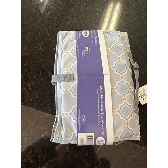 Boppy Changing Clutch NEW Gray Infant Baby Travel Diaper Wipe Case Changing Pad - Picture 5 of 6